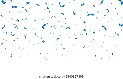 Confetti celebration vector illustration. Luxury greeting card.