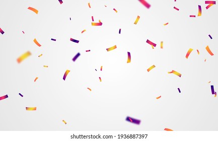 confetti colorful concept design template holiday Happy Day, background Celebration Vector illustration.