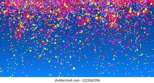 Confetti  Colorful firework  Festive texture and colored glitters  Geometric background  Image for banners  posters   flyers  Greeting cards