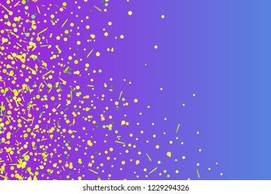 Confetti. Colorful firework. Festive texture with colored glitters. Geometric background. Image for banners, posters and flyers. Greeting cards. Doodle for design and business