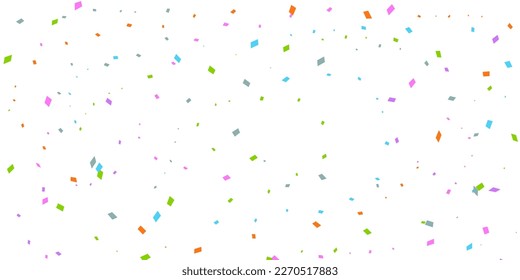 Confetti colorful paper event background