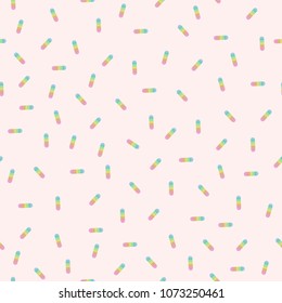 confetti colorful seamless pattern