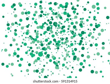 Confetti colourful background. Dot pattern. Vector illustration. Abstract bright colored dotted circles. Falling color dots. Eps10.