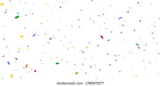 confetti concept design template holiday Happy Day, background Celebration Vector illustration.