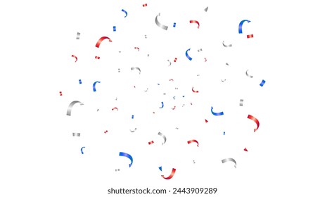 Confetti design concept happy holiday template celebration vector. festival party, congratulation