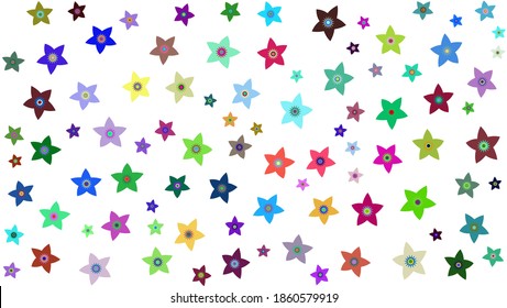 confetti design, white background design