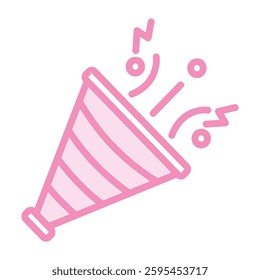 confetti duotone line icon , vector, pixel perfect, illustrator file 