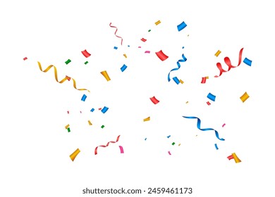 confetti explosion celebration vector free