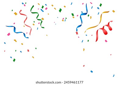 confetti explosion celebration vector free