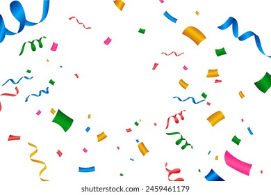 confetti explosion celebration vector free