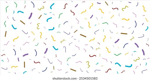 Confetti explosion celebration vector free. Colorful confetti isolated on transparent background EPS