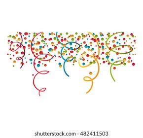 confetti explosion decoration