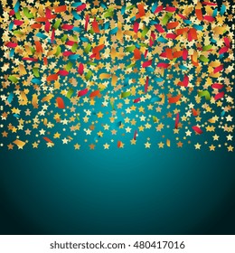 confetti explosion festival isolated vector illustration eps 10