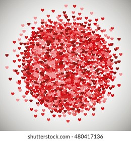 confetti explosion festival isolated vector illustration eps 10