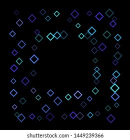 Confetti explosion minimal geometric cover template of isolated elements.Future geometric template confetti explosion. Used as print, card, backdrop, template, texture, background, wallpaper, banner