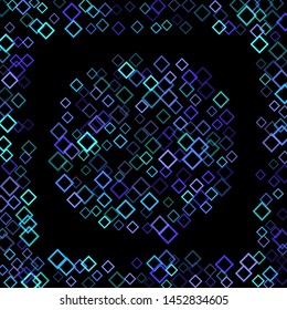 Confetti explosion minimal geometric cover template of isolated elements.Future geometric template confetti explosion. Used as print, card, backdrop, template, texture, background, wallpaper, banner