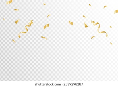 	
Confetti explosion on transparent background. Pieces of shiny gold paper flying and spreading. rotating ,colorful gold,colorful,modern confetti,blurred ,abstract,eps 10