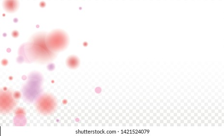 Confetti Falling Background. St. Valentine's Day pattern. Romantic Scattered Wallpaper. Love. Cute Element of Design for Birthday Party.