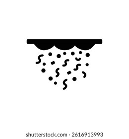 Confetti Falling from Ceiling Icon