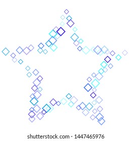 Confetti falling minimal geometric cover template of isolated elements.Future geometric template confetti falling. Used as print, card, backdrop, template, texture, background, wallpaper, banner