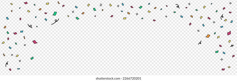 Confetti and firecrackers party, diary, decoration, event, Confetti Isolated, Explosion, Firecracker, Celebration Vector vector drawing hand drawn style for promotion and event illustration set