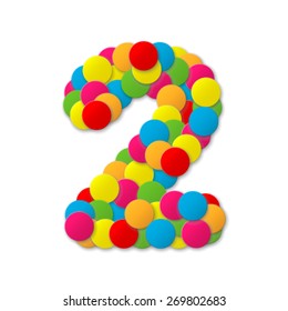 Confetti font