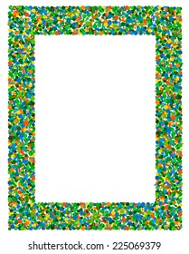 Confetti frame