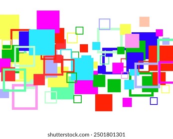 Confetti, Funfetti, Sprinkles in pastels Banner template. Glowing grit elements powder confetti.