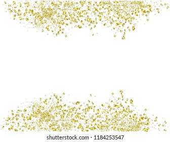 Confetti gold background