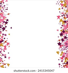 confetti, hearts, stars for promotions and events . party, diary, decorate, event. Vector illustration.