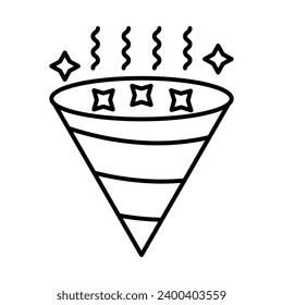 Confetti Icon Design For Personal And Commercial Use.