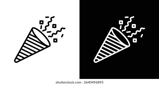 Confetti icon Graphic vector set for ui design