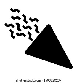 confetti icon isolated sign symbol vector illustration - high quality black style vector icons
