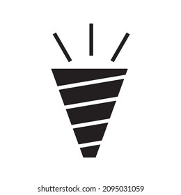 confetti icon or logo isolated sign symbol vector illustration - high quality black style vector icons
