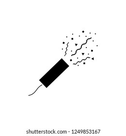 Confetti icon, logo on white background