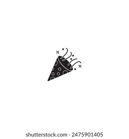 confetti icon vector ilustration logo design
