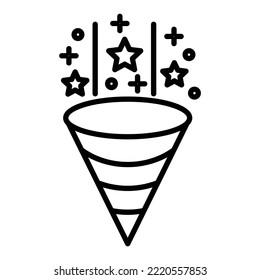 Confetti icon vector image. Can also be used for web apps, mobile apps and print media.