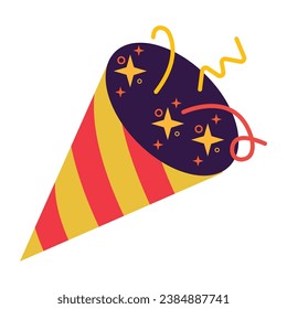 Confetti illustration vector icon which can easily modify or edit