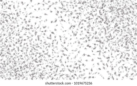 Confetti Isolated on White Background. Backdrop Can Be Removed and Changed to Any Other. Vector Pattern for Greeting Card or Poster