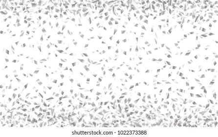 Confetti Isolated on White Background. Backdrop Can Be Removed and Changed to Any Other. Vector Pattern for Greeting Card or Poster