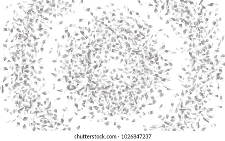 Confetti Isolated on White Background. Backdrop Can Be Removed and Changed to Any Other. Vector Pattern for Greeting Card or Poster