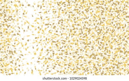 Confetti Isolated on White Background. Backdrop Can Be Removed and Changed to Any Other. Vector Pattern for Greeting Card or Poster