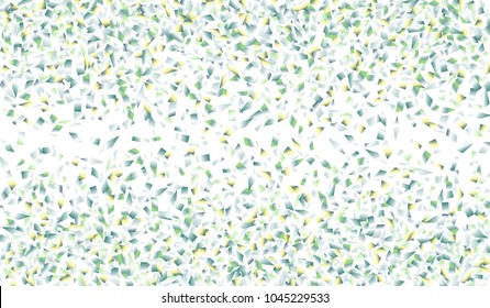 Confetti Isolated on White Background. Backdrop Can Be Removed and Changed to Any Other. Vector Pattern for Greeting Card or Poster