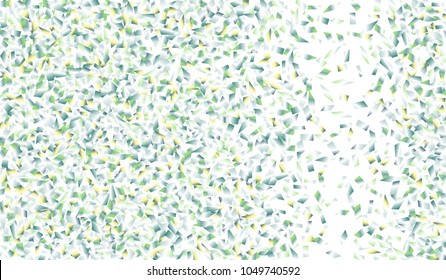 Confetti Isolated on White Background. Backdrop Can Be Removed and Changed to Any Other. Vector Pattern for Greeting Card or Poster