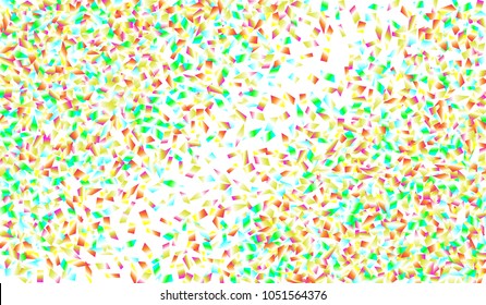 Confetti Isolated on White Background. Backdrop Can Be Removed and Changed to Any Other. Vector Pattern for Greeting Card or Poster