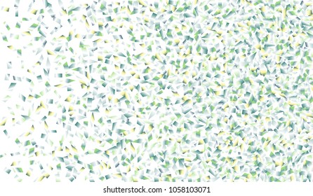 Confetti Isolated on White Background. Backdrop Can Be Removed and Changed to Any Other. Vector Pattern for Greeting Card or Poster