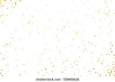 Confetti isolated on white background. Vector abstract colorful background