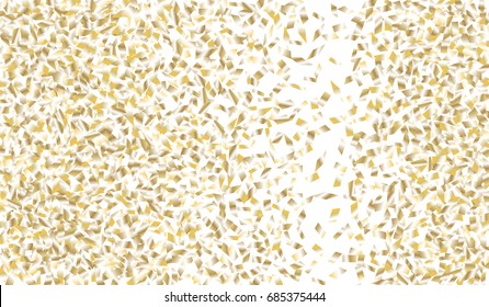 Confetti Isolated on White Background. Backdrop Can Be Removed and Changed to Any Other. Vector Pattern for Greeting Card or Poster