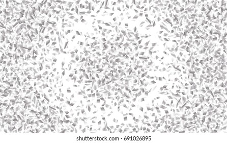 Confetti Isolated on White Background. Backdrop Can Be Removed and Changed to Any Other. Vector Pattern for Greeting Card or Poster
