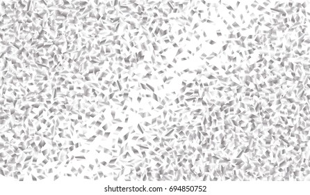 Confetti Isolated on White Background. Backdrop Can Be Removed and Changed to Any Other. Vector Pattern for Greeting Card or Poster